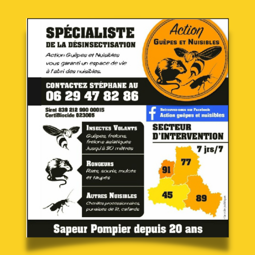 Action Guêpes & nuisibles