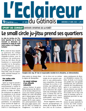 Small Circle Jujitsu vu par l'Eclaireur