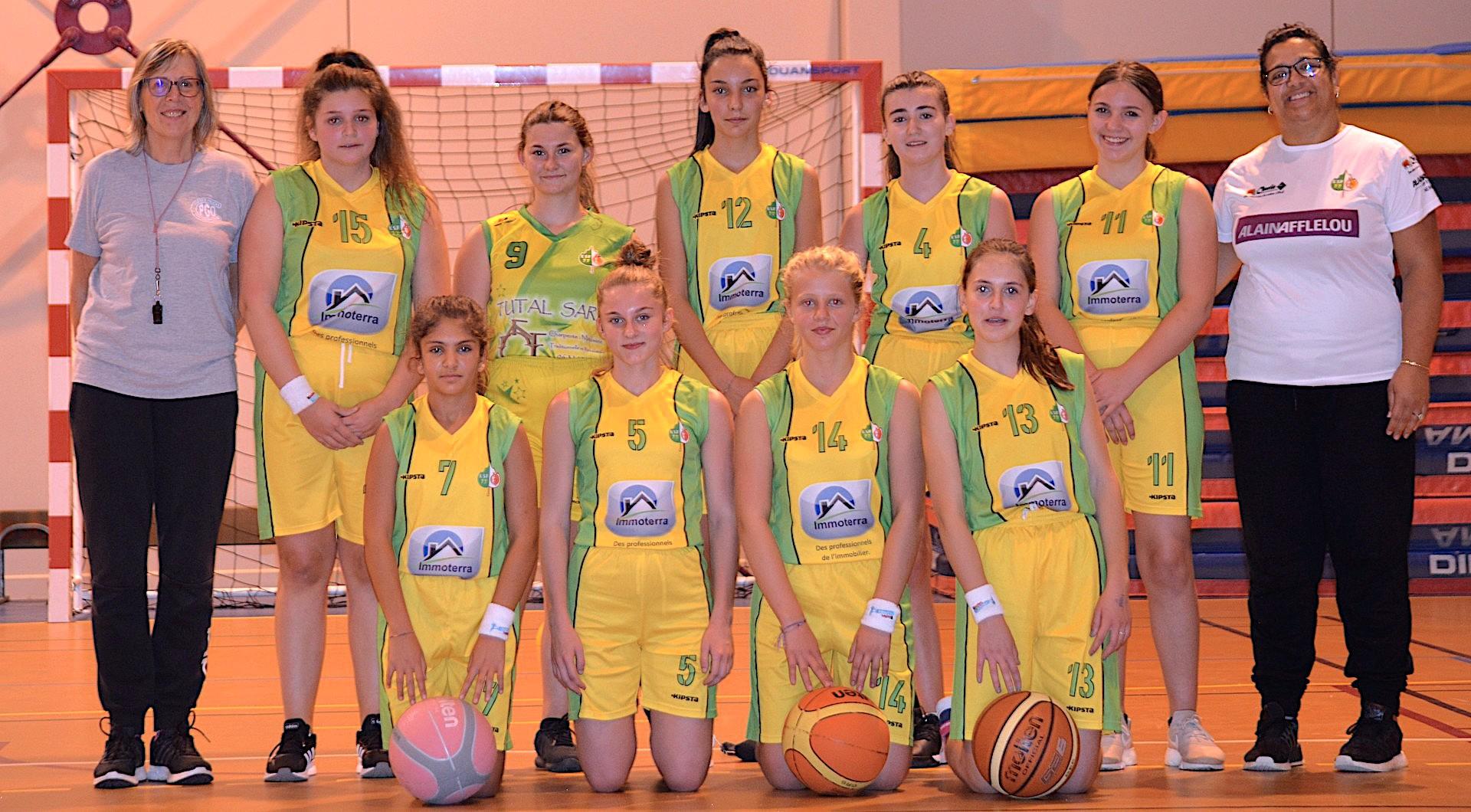 Equipe filles basket