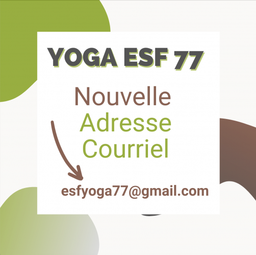 Nouvelle adresse courriel yoga esf77