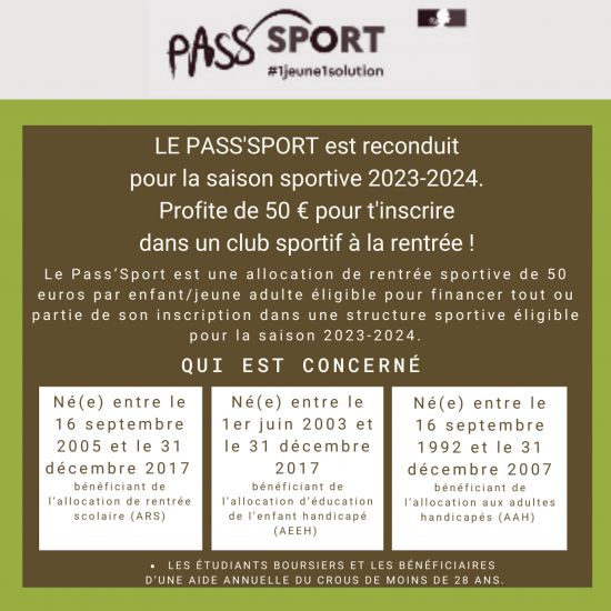 Pass sport